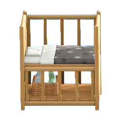 The Black (Blanket) version of Baby Bed