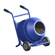 The Blue version of Cement Mixer