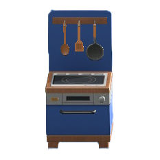 The Blue version of Compact Kitchen