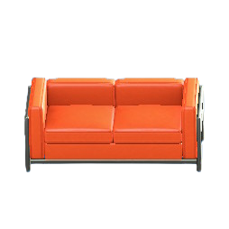 ACNH - The Orange (Fabric) version of Cool Sofa