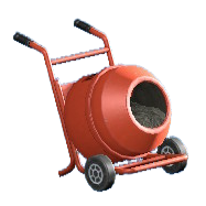 The Red version of Cement Mixer