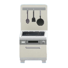 The White version of Compact Kitchen