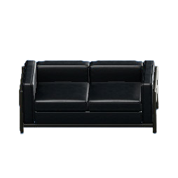 ACNH - The Black version of Cool Sofa