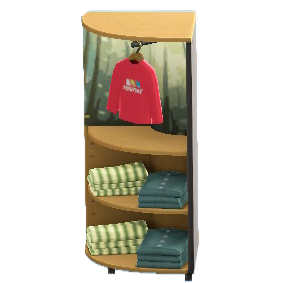 ACNH - Corner Clothing Rack - 2 Natural Wood.png