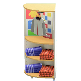 The Cool Clothes version of Corner Clothing Rack