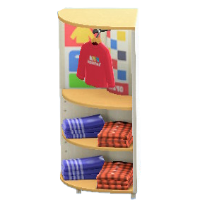 The Casual Clothes version of Corner Clothing Rack