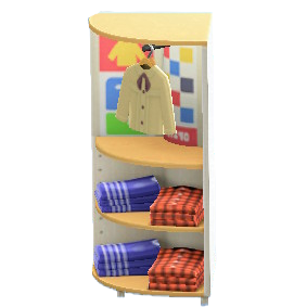 The Cute Clothes version of Corner Clothing Rack