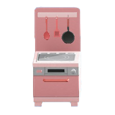 The Pink version of Compact Kitchen