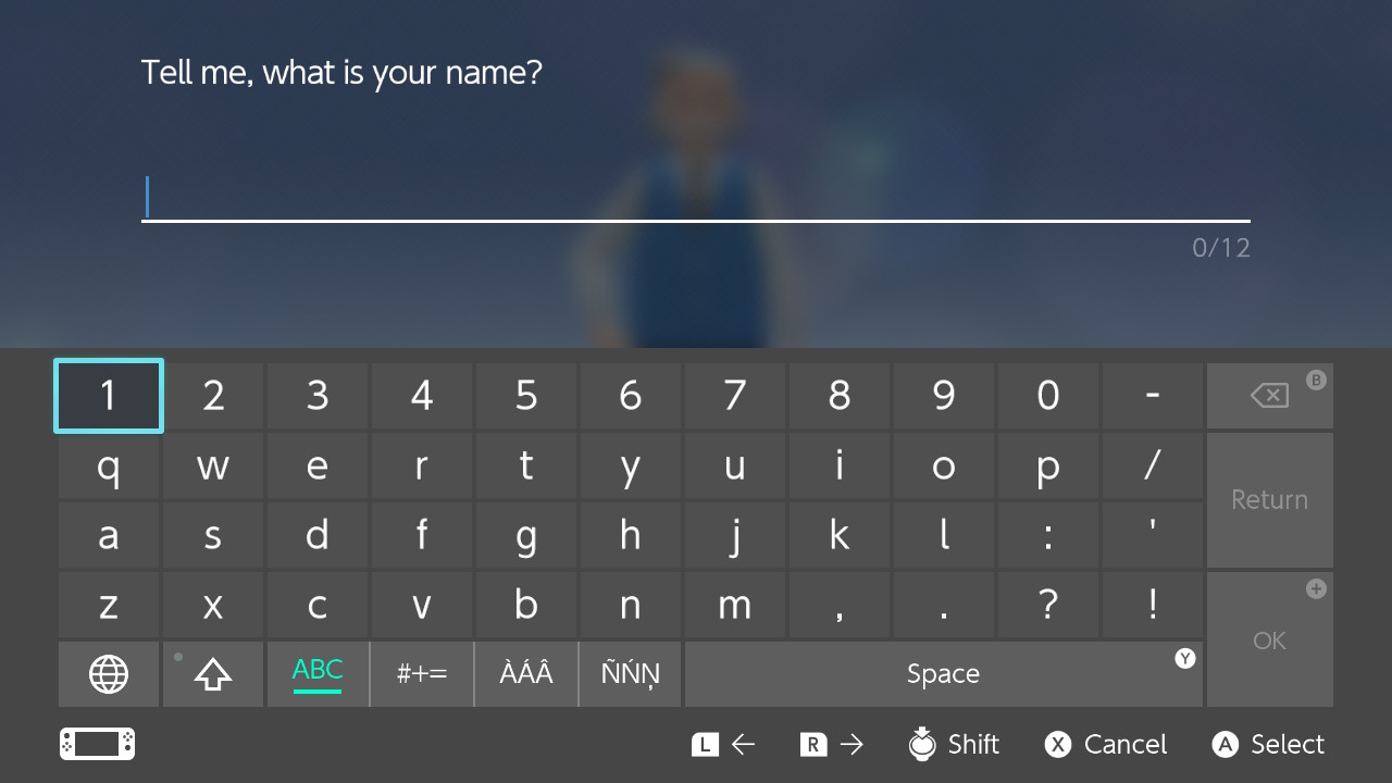 Pokemon BDSP Character Name