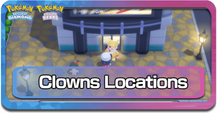 Pokemon BDSP Clown Locations