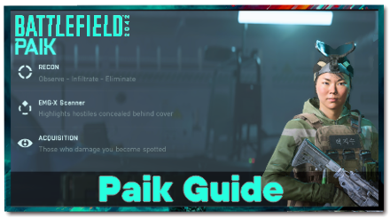 Battlefield 2042 (BF2042) - Paik Guide Best Loadouts and Build (