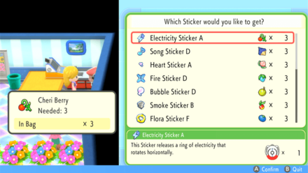 Sticker Shop Floaroma Town