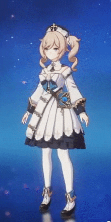 Genshin - Rotating Innocent Longing Outfit Showcase