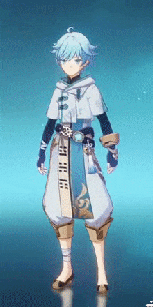 Genshin - Rotating Purple Rose Outfit Showcase