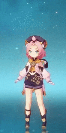 Genshin - Rotating Sugary Brew Outfit Showcase