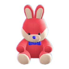 The Red version of Dreamy Rabbit Toy