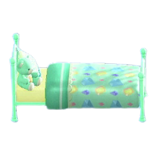 The Green version of Dreamy Bed