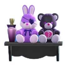 The Black version of Dreamy Wall Rack