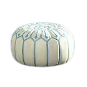 The White version of Moroccan Footrest