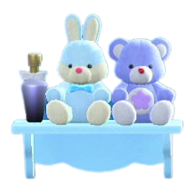 The Blue version of Dreamy Wall Rack