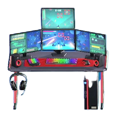 The Third-person game version of Gaming Desk