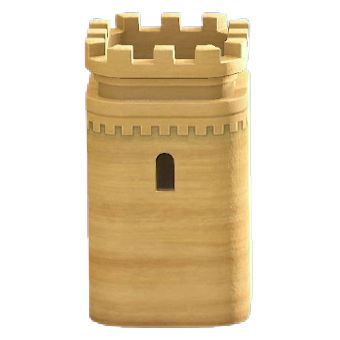 The Light Brown version of Castle Tower