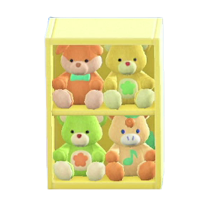 The Yellow version of Dreamy Shelves