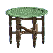 The Green version of Moroccan Tray Table