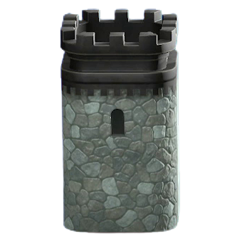 The Dark Gray version of Castle Tower