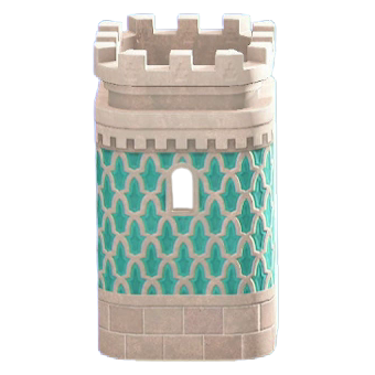 The Blue and White version of Castle Tower