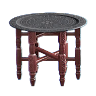 The Black version of Moroccan Tray Table