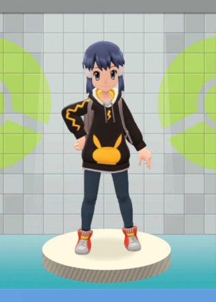 Pokemon BDSP Dawn Pikachu Hoodie Style