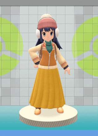 Pokemon BDSP Dawn Winter Style