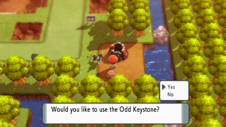 BDSP - Put Old Keystone in Lost Tower.png
