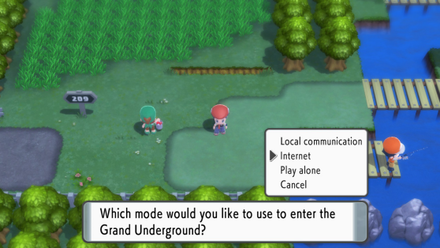Pokemon BDSP - Grand Underground Internet