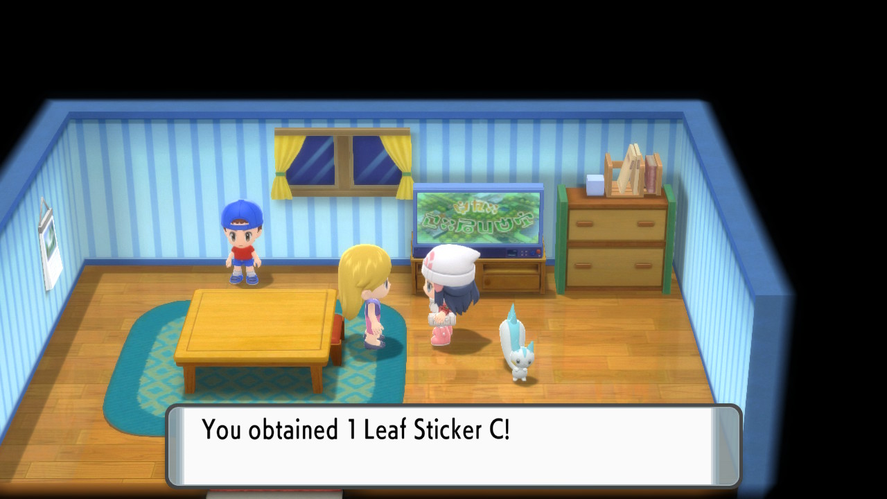 Pokemon BDSP Massage Girl Stickers