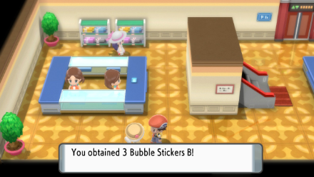 BDSP - Get Bubble Stickers B