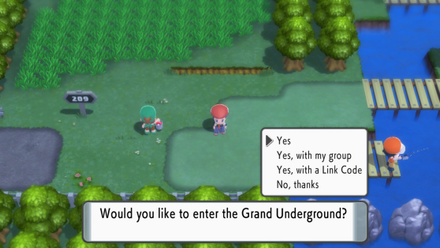Pokemon BDSP - Grand Underground Online Options
