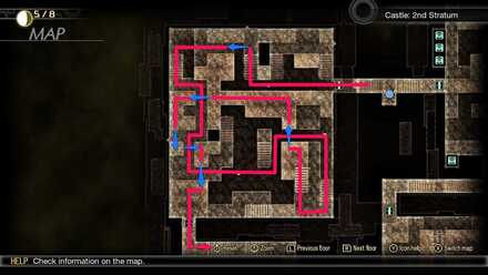 SMT V Castle map 3