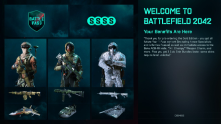 Battlefield 2042 - Gold Edition Rewards
