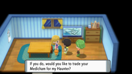 BDSP - Trade Medicham for Haunter