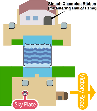 Pokemon BDSP Pokemon League Map 2