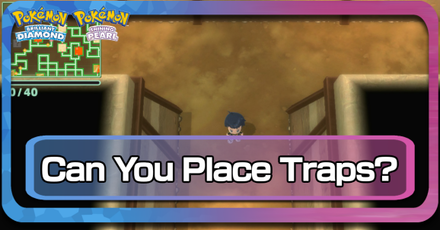 Pokemon Brilliant Diamond and Shining Pearl (BDSP) - Can You Place Traps in the Grand Underground?
