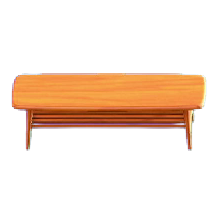 The Natural Wood version of Nordic Low Table