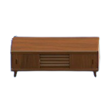 The Dark Wood version of Nordic Lowboard