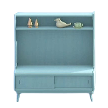 The Blue version of Nordic Shelves