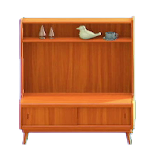 The Natural Wood version of Nordic Shelves