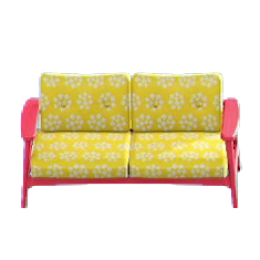 The Red version of Nordic Sofa