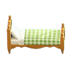 The Green Gingham version of Ranch Bed