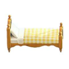 The Lemon Gingham version of Ranch Bed